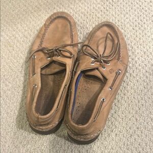 Men's Tan Boat Shoes